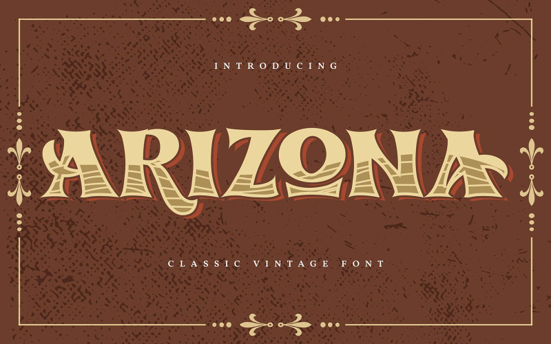 Arizona | Klassische Vintage Schriftart