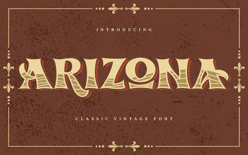 Arizona | Klasszikus Vintage betűtípus