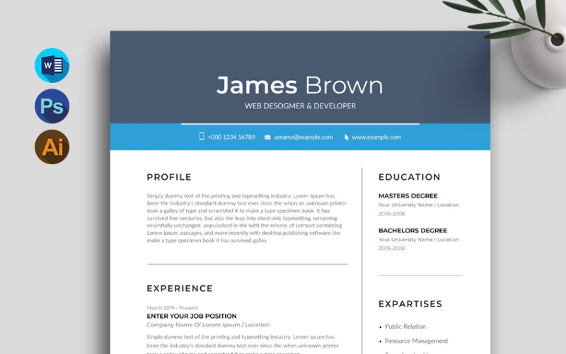 James Brown Resume Template #172633 James Brown Resume Template #172633