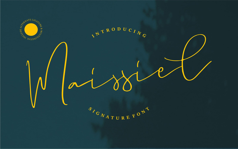 Maissiel | Fonte de Assinatura