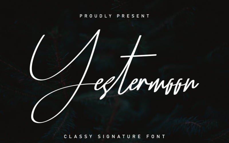 Yestermoon Font