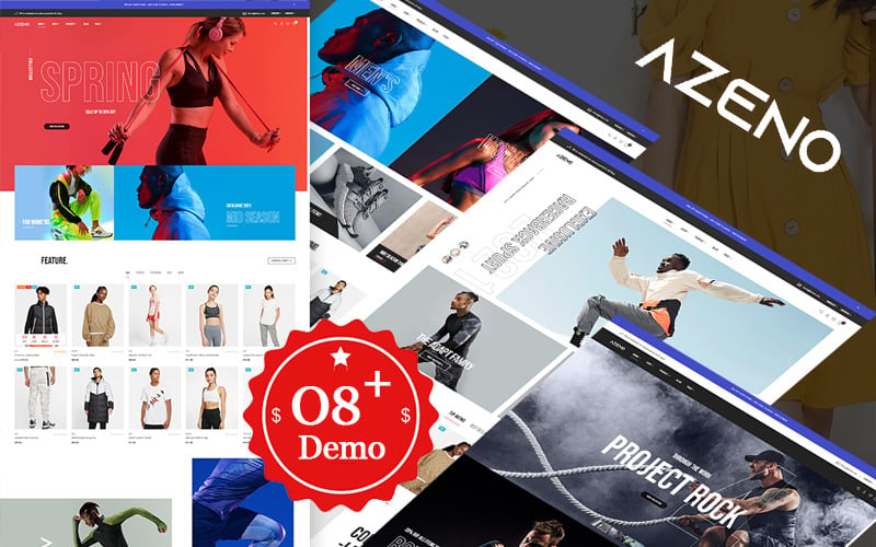 Azeno Elementor – Fashion & Sport Store Prestashop Theme