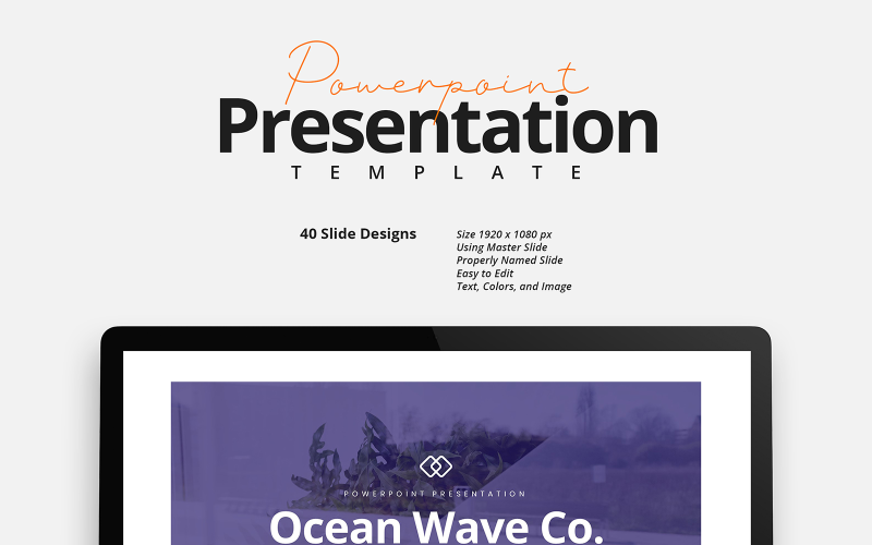 Creatieve zakelijke PowerPoint-presentatiesjabloon