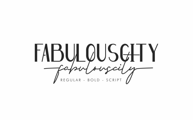 Fabulouscity-lettertype