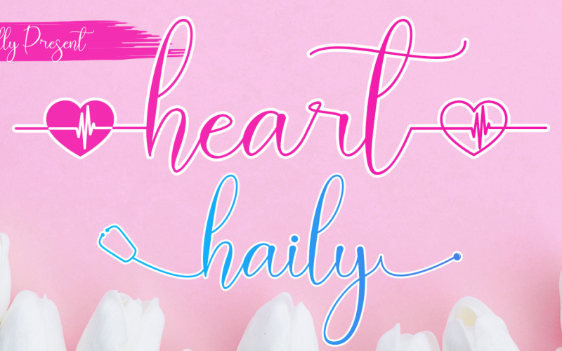 Fonte Heart Haily