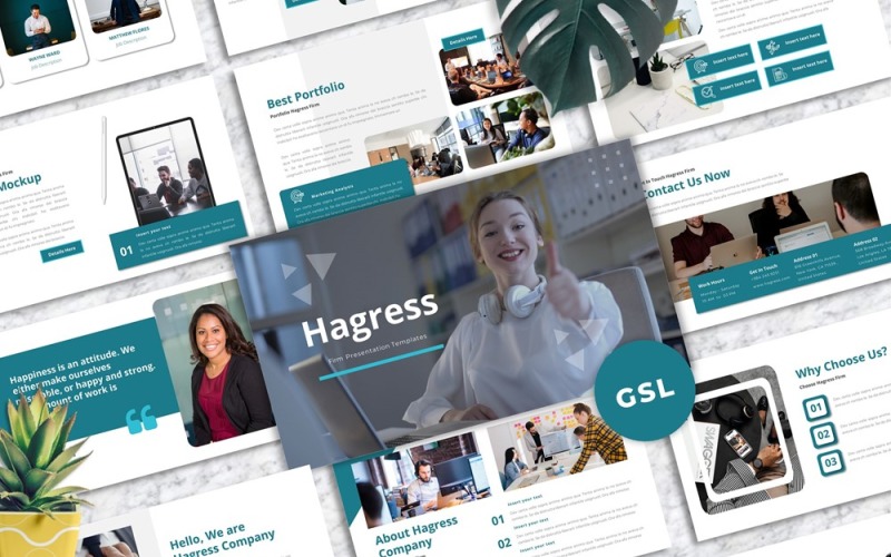 Hagress - Фирменный Google Slide