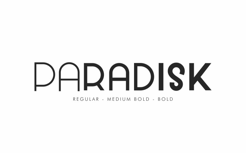 Paradisk-lettertype