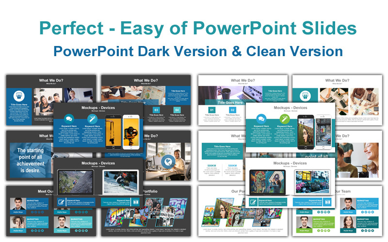 Perfeito - Fácil de Modelo de PowerPoint
