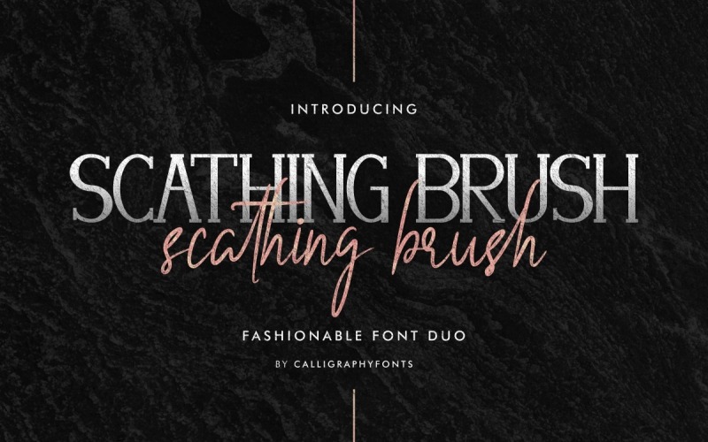 Scathing Brush字体