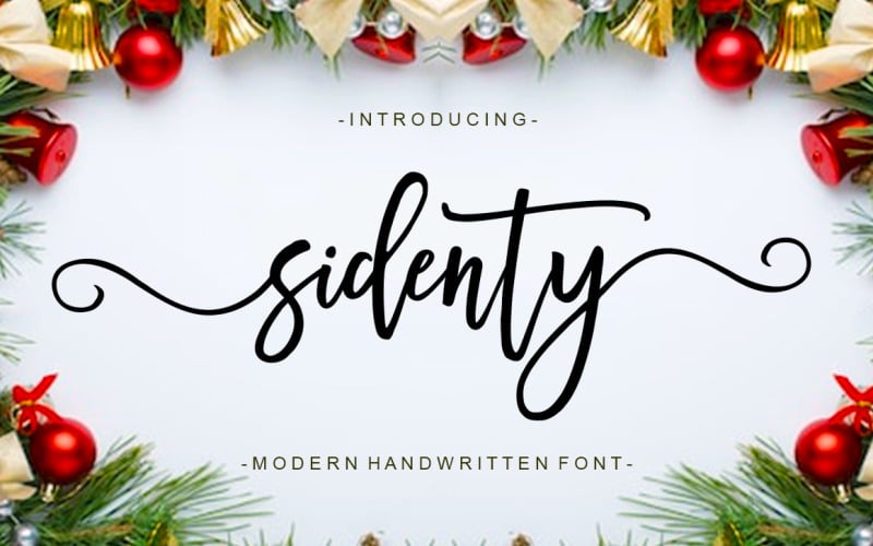 Шрифт Sidenty
