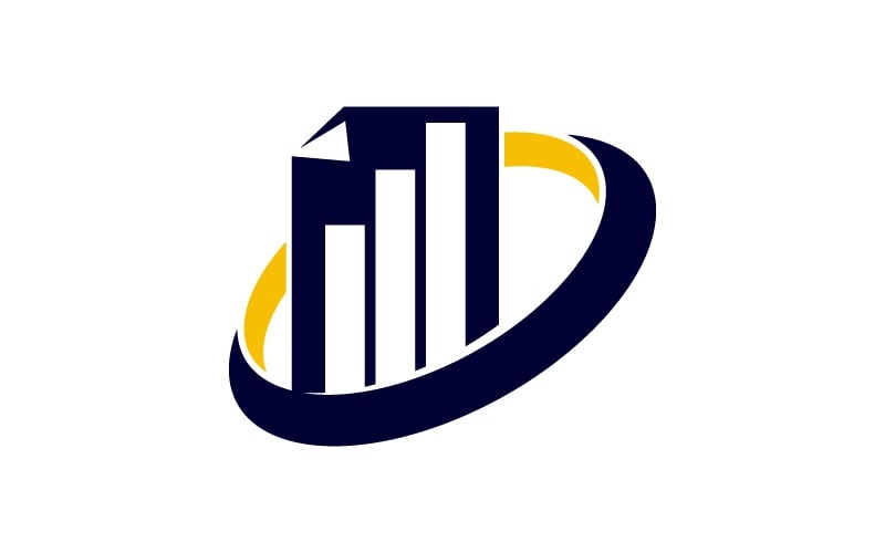 Modèle de logo de solution de document commercial