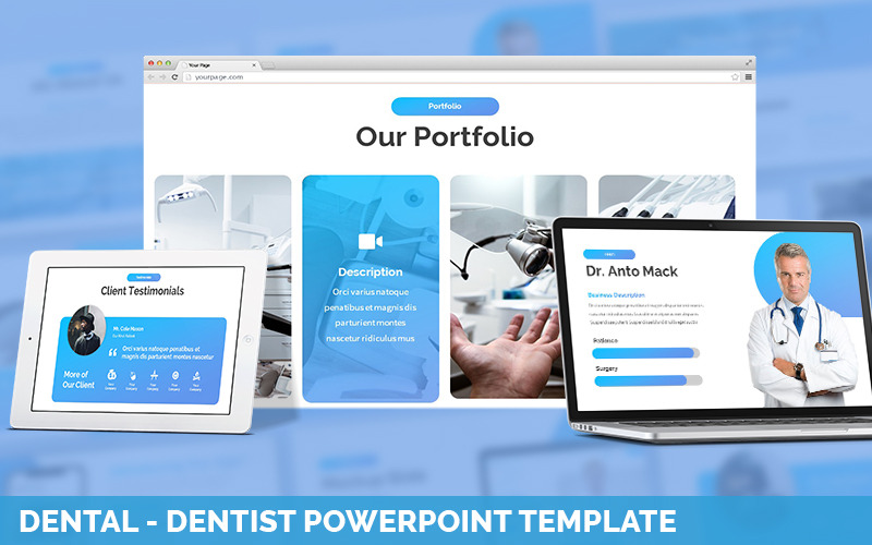 Dental - Zahnarzt PowerPoint Vorlage