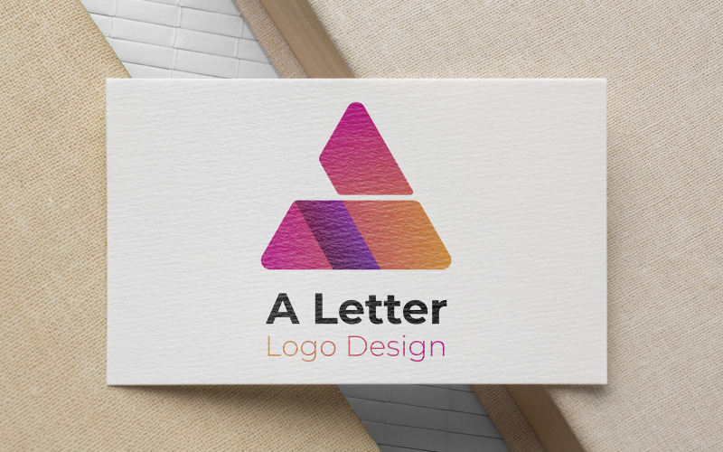 En bokstäver alfabetet kreativ logo design