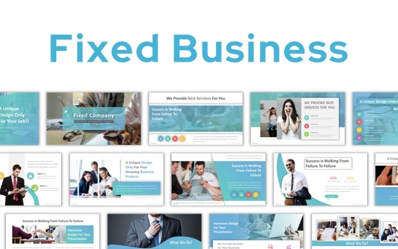 Fixed Business PowerPoint Template