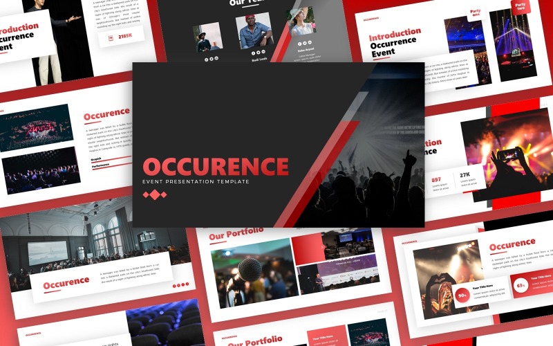 Voorkomen - Evenement Multifunctioneel PowerPoint-sjabloon