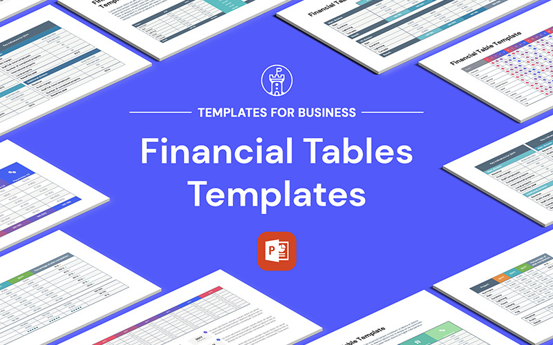 Modelos de tabelas financeiras para PowerPoint