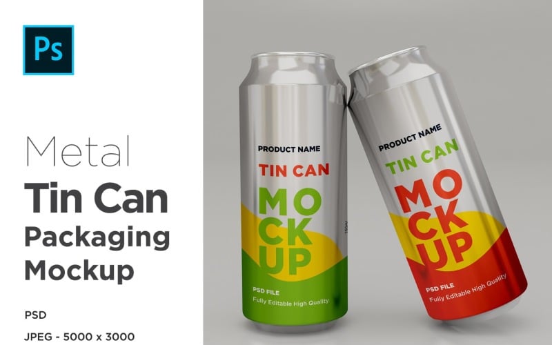 Soda Can Mockup 3