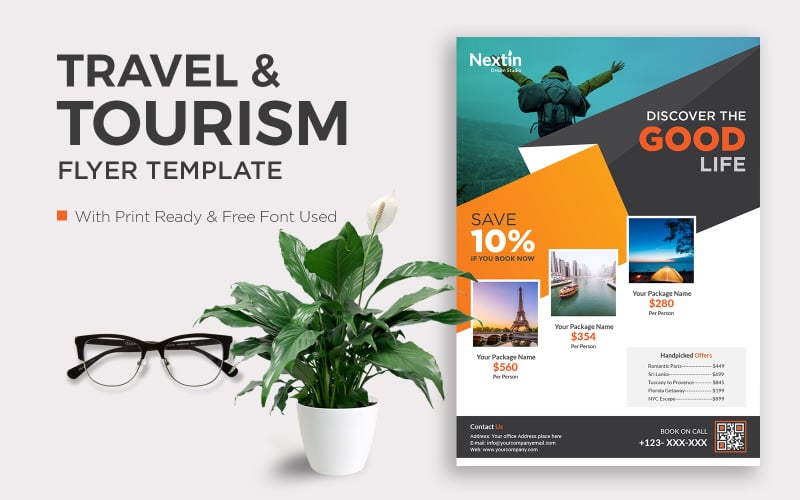 Travel Flyer Corporate Identity Design