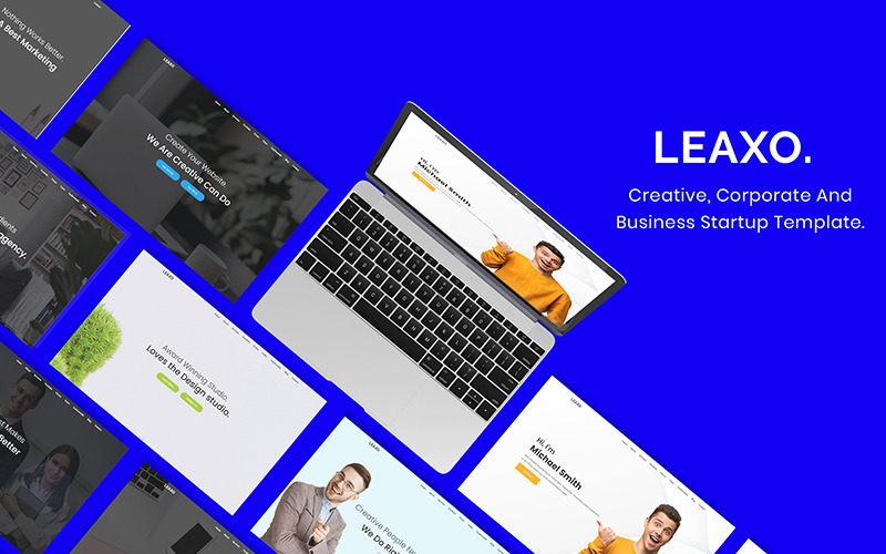Шаблон веб-сайта Leaxo-Onepage Parallax Bootstrap