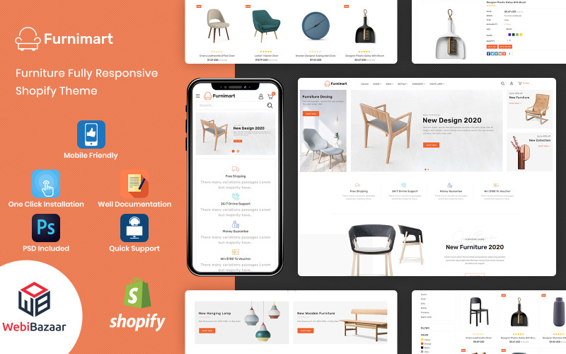 Furnimart - Meubilair Multifunctioneel Shopify-thema