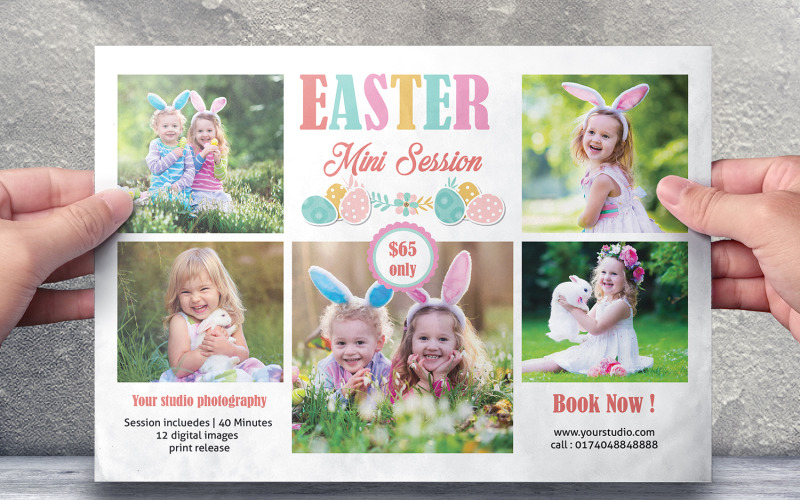 Easter Mini Session Corporate Identity template