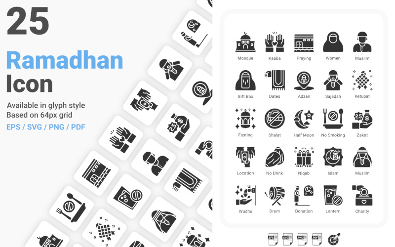 Islam Ramadhan Iconset-mall