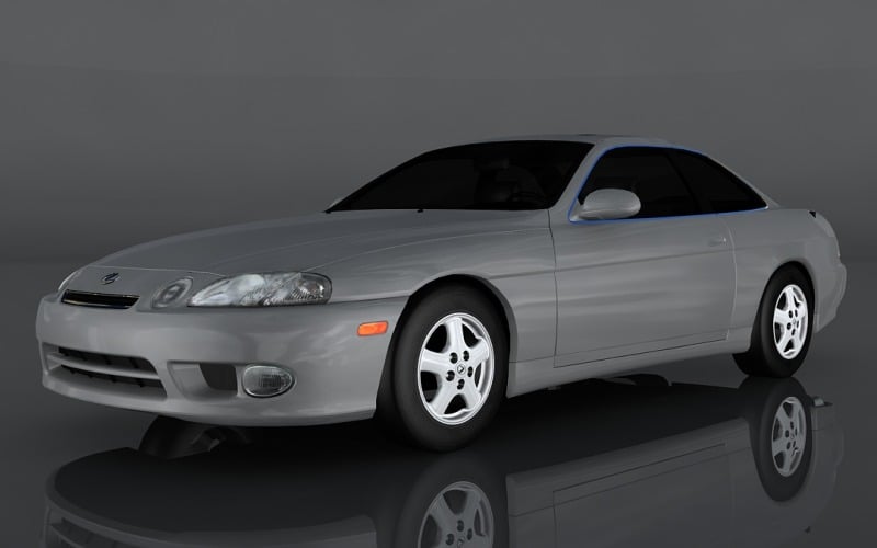 Model 3D Lexus SC300 z 1997 roku