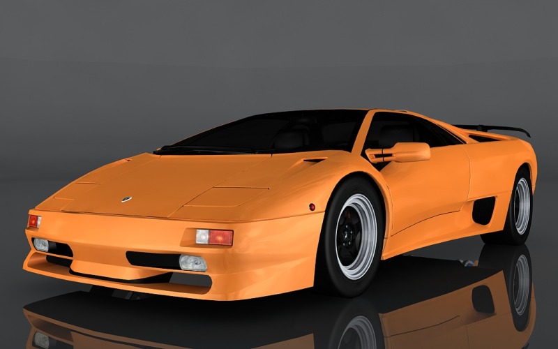 Modelo 3D Lamborghini Diablo 1997