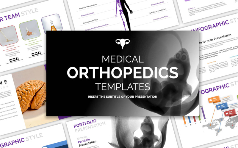 Apresentação em PowerPoint médico ortopédico