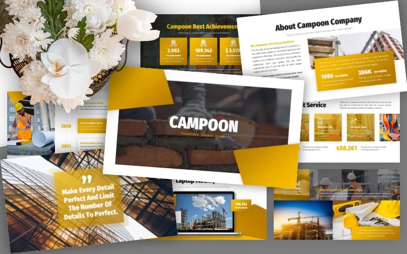 Campoon - Шаблон PowerPoint для бізнесу