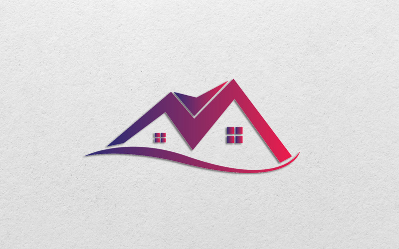 Modello di logo immobiliare