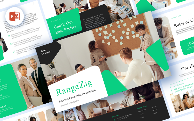 RangeZig PowerPoint-företagspresentation