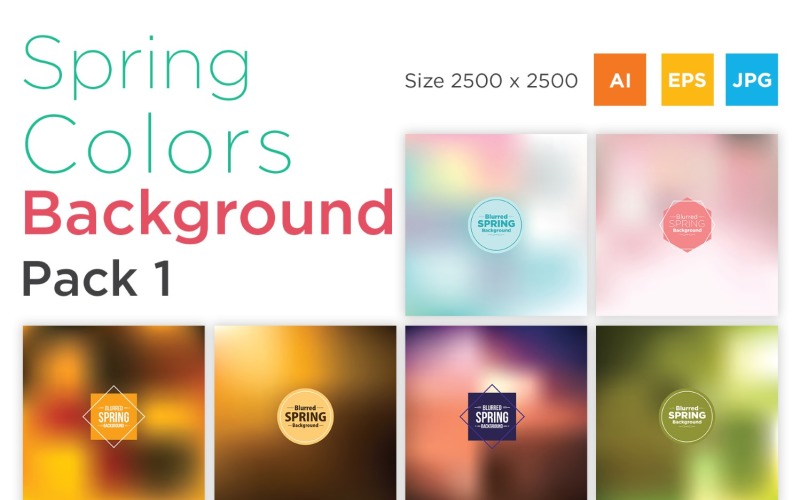 Spring Color Background Pack 1