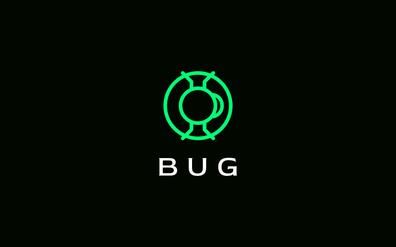Bugs Logo template 175394 TemplateMonster