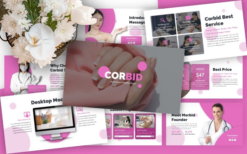 Corbid - Modèle Powerpoint Business