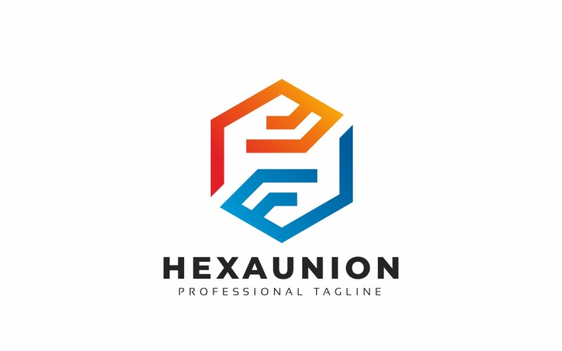 Hexagon Energy Logo template