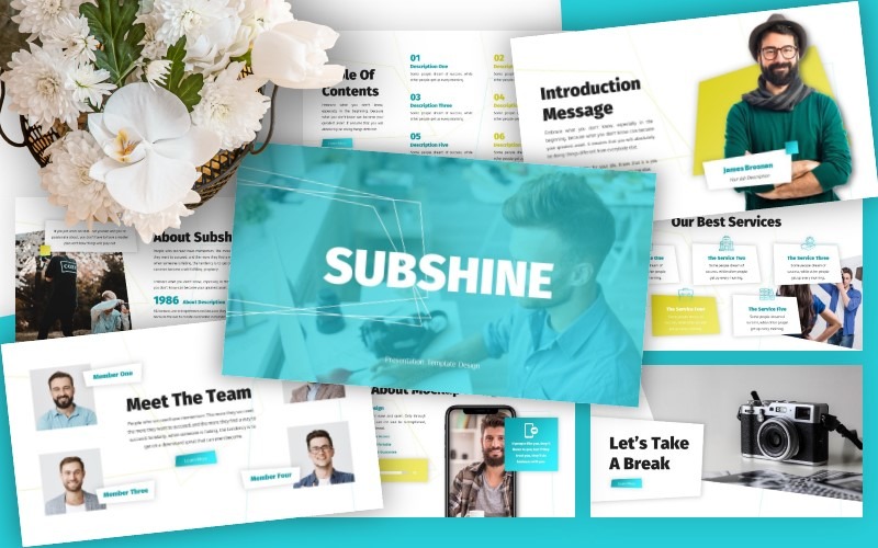 Subshine - Modèle Powerpoint Business