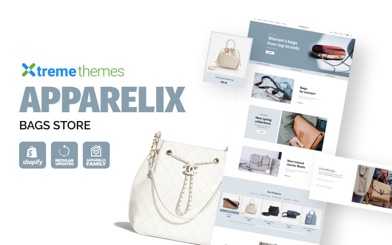 Apparelix Bags Store Shopify-thema