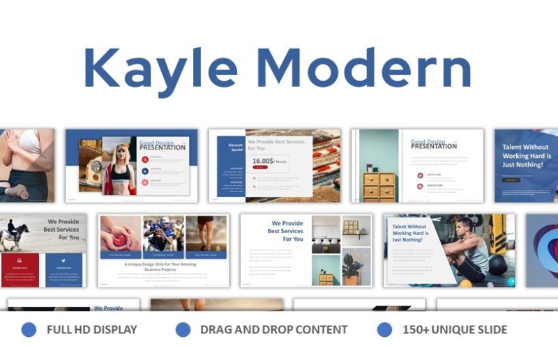 Kayle Modern PowerPoint sablon