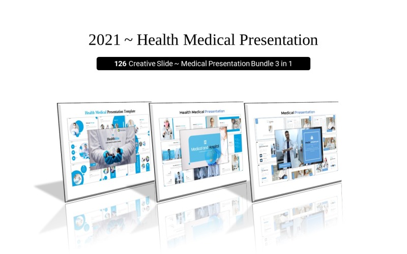 Pacote de pacote médico saudável - modelo de PowerPoint médico