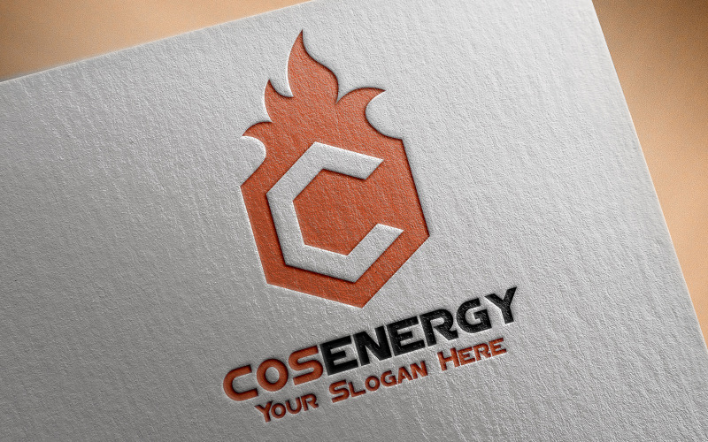 Modèle de logo Cos Energy