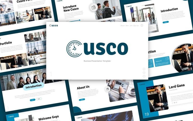 Modello PowerPoint - Presentazione aziendale di Cusco