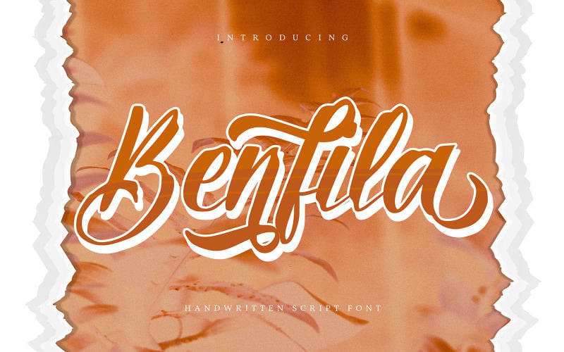 Benfila | Font script scritti a mano
