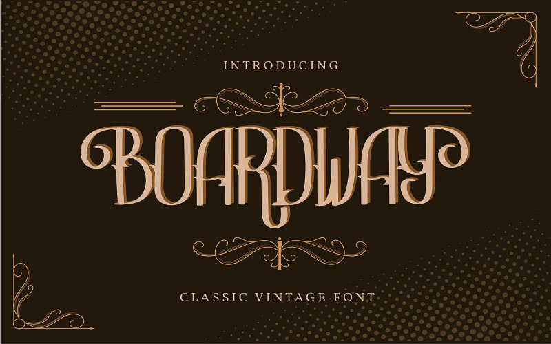 Boardway | Carattere vintage classico