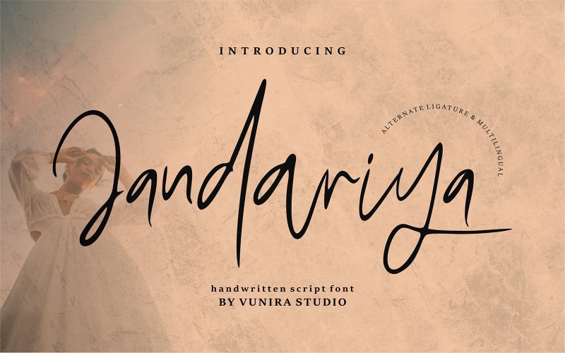 Jandariya | Police de script manuscrite