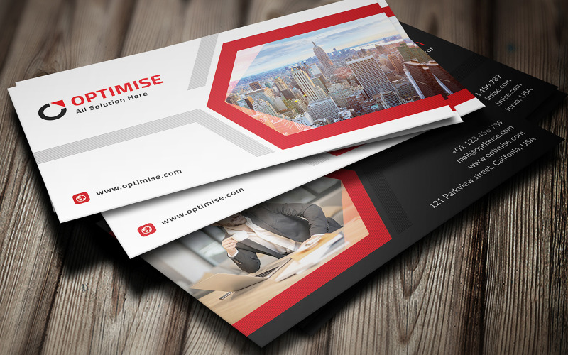 Modern Professional Business Card Corporate Identity Template
