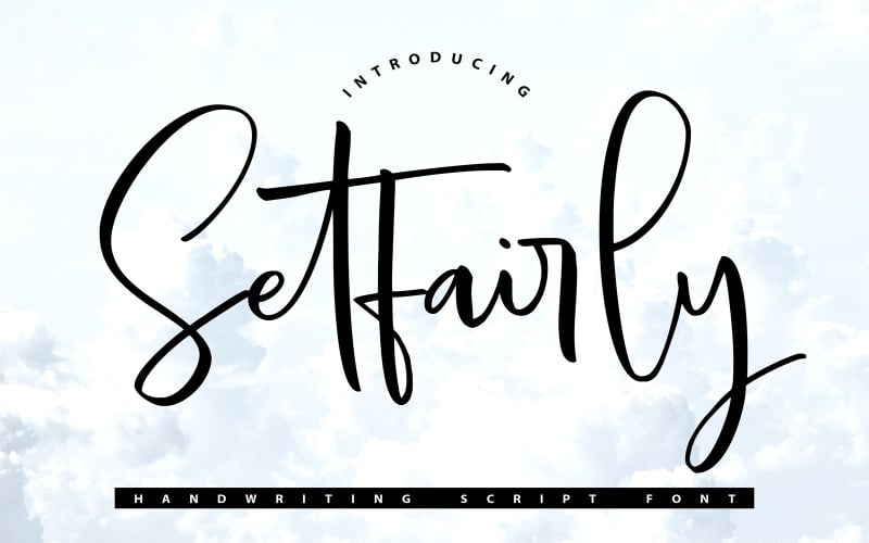 Setfairly | Handwriting Script Font