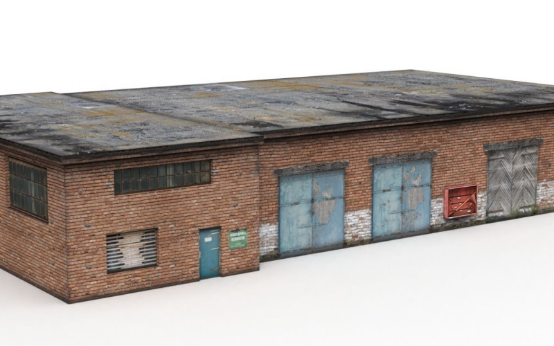 Trekker garage 3D-model
