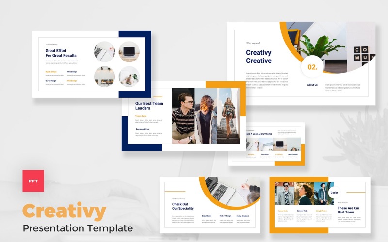 Creativy - modello di PowerPoint creativo