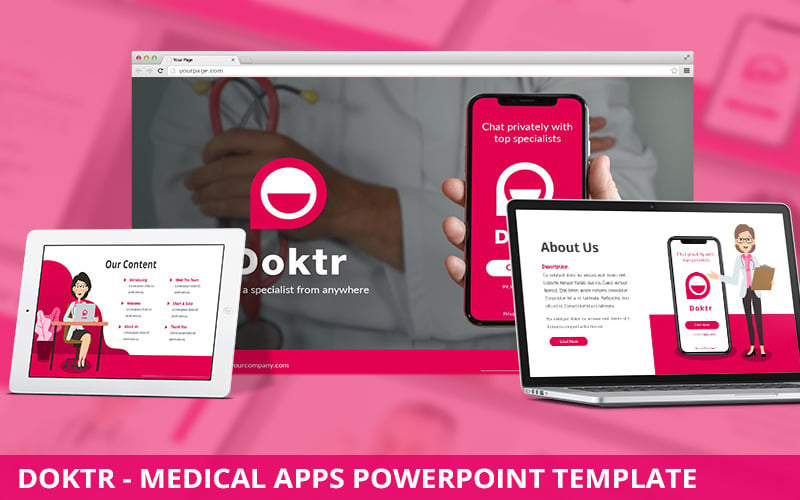 Doktr - Medical Apps Powerpoint Template